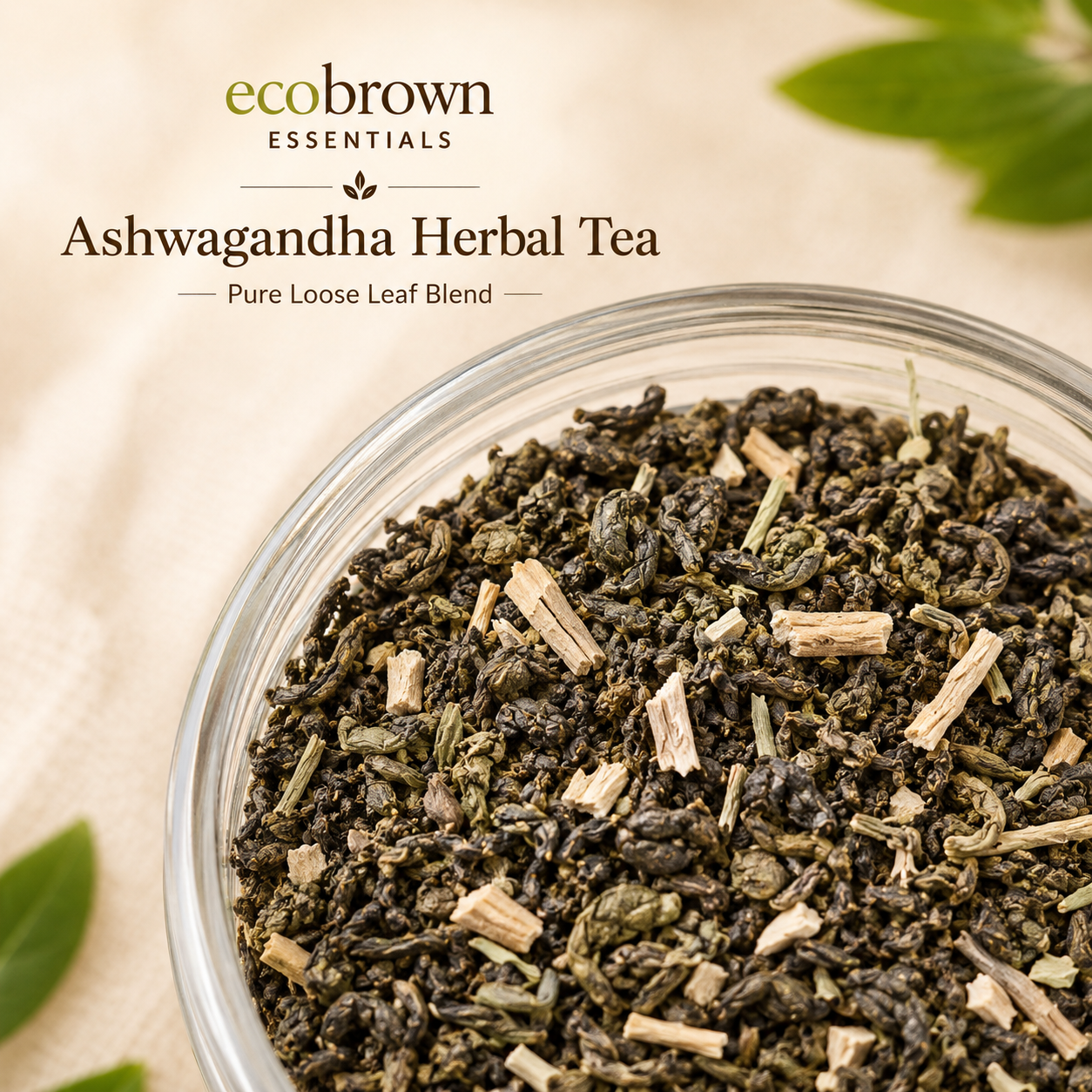 Ashwagandha Ayurvedic Tea - Herbal Tea