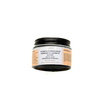 Natural Organic Body Scrub | Coffee Oatmeal Scrub for Sensitive Skin | Ayurvedic Exfoliating Body Scrub | Avena Sativa Oatmeal Body Scrub