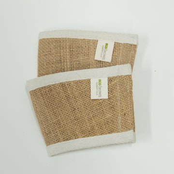 Burlap Wine Sleeve | Handcrafted Natural Jute Bottle Cover