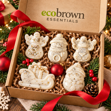 Christmas Themed Soaps Gift Box | Handmade Christmas Themed Soaps   | Thoughtful Gift Box |Zero Waste Gifts|Natural Handmade Soaps