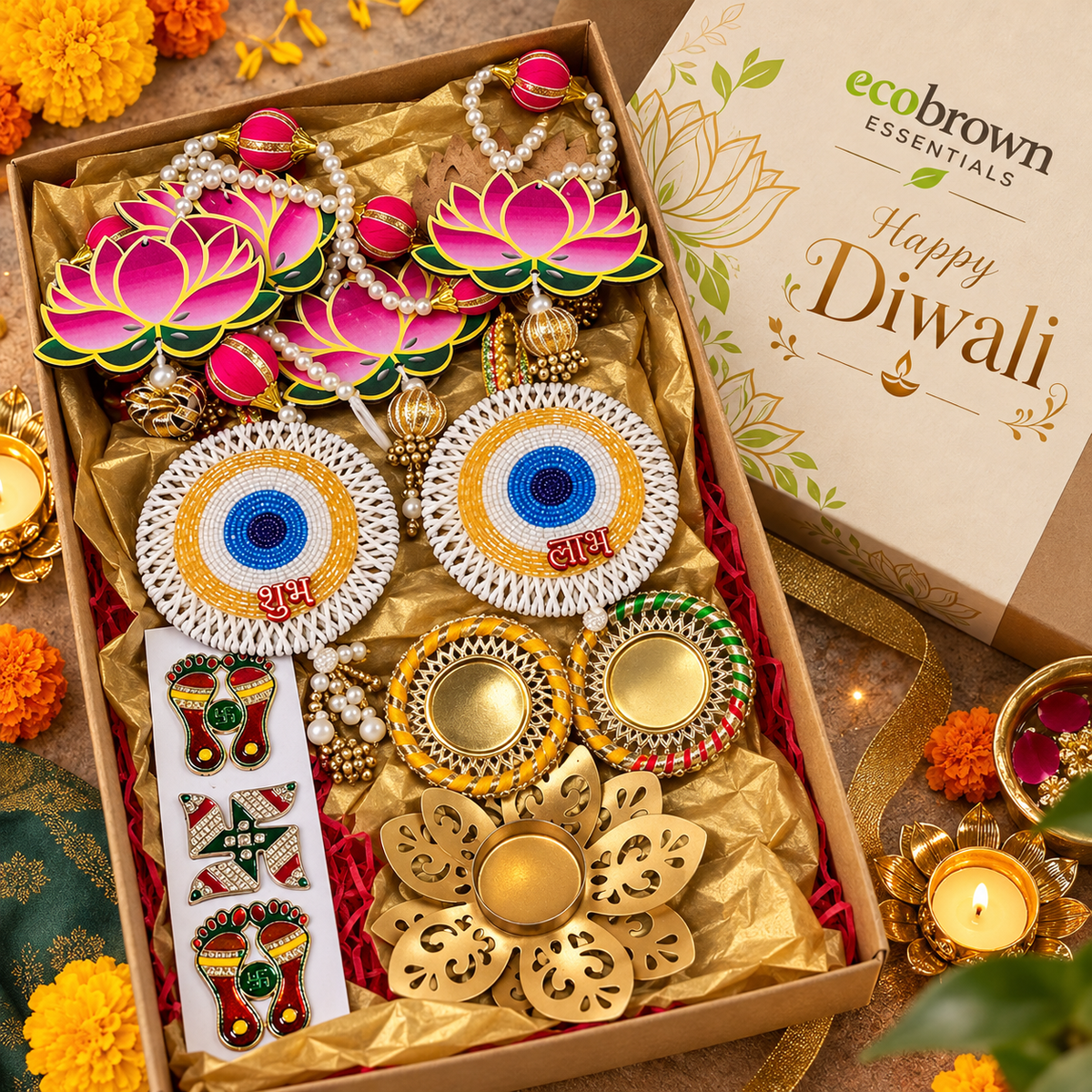 Diwali Home Decor  | Diwali Happy Home Gift Kit | Diwali Gifts | Diwali Decorations | |Free Shipping