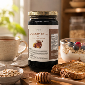 Farm Fresh Raw Buckwheat Honey | Buckwheat Honey |  Raw Unpasteurized Buckwheat Honey