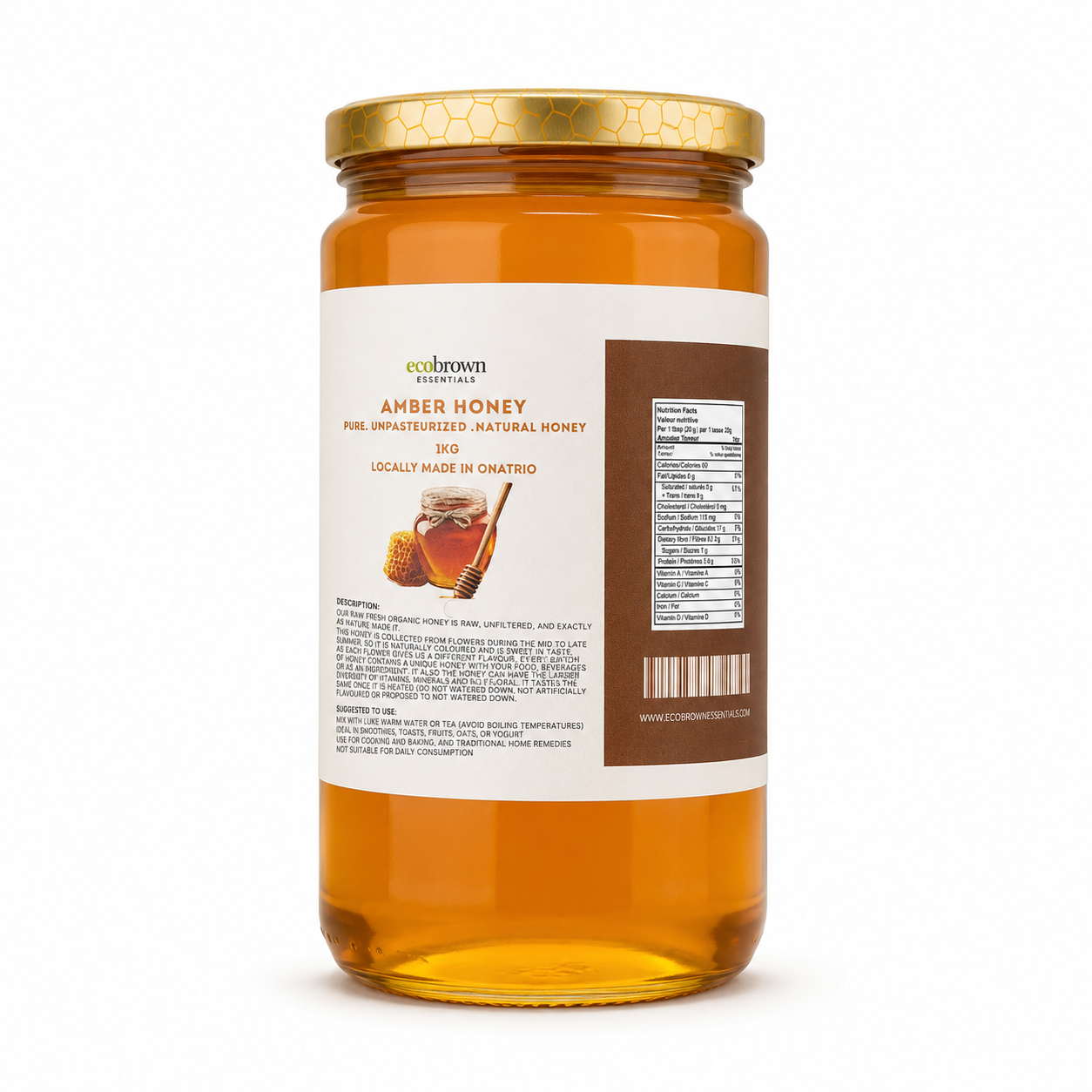 Farm Fresh Wildflower Honey | Raw Unpasturized Wildflower Honey | Pure Raw Amber Honey
