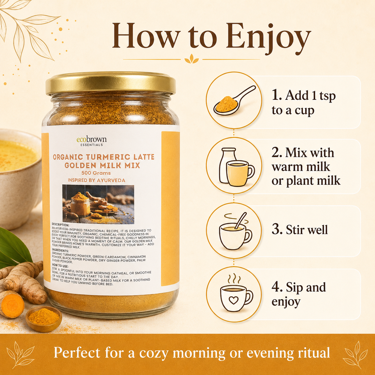 Golden Milk Mix -Turmeric Latte