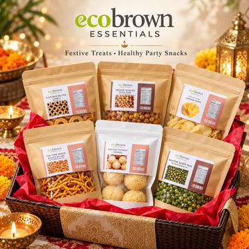 Diwali Festive Treat Gift Basket | Better-for-You Party Snacks Bundle | Healthy Party Snacks | Diwali Gifts |Free Shipping