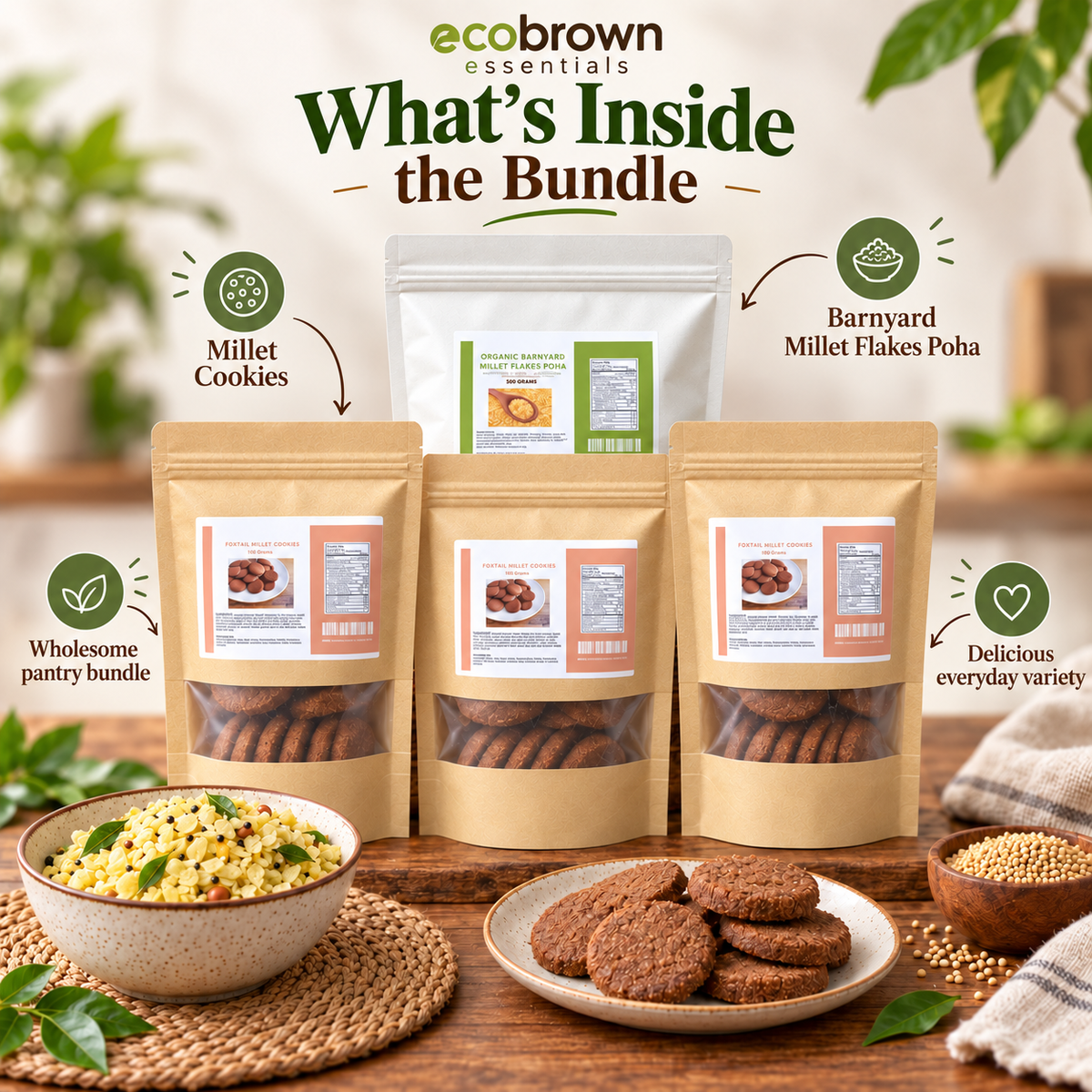 Healthy Millet Snacks Bundle | Healthy Millet Snacks  | High Fibre & Gluten Free Millet Meals