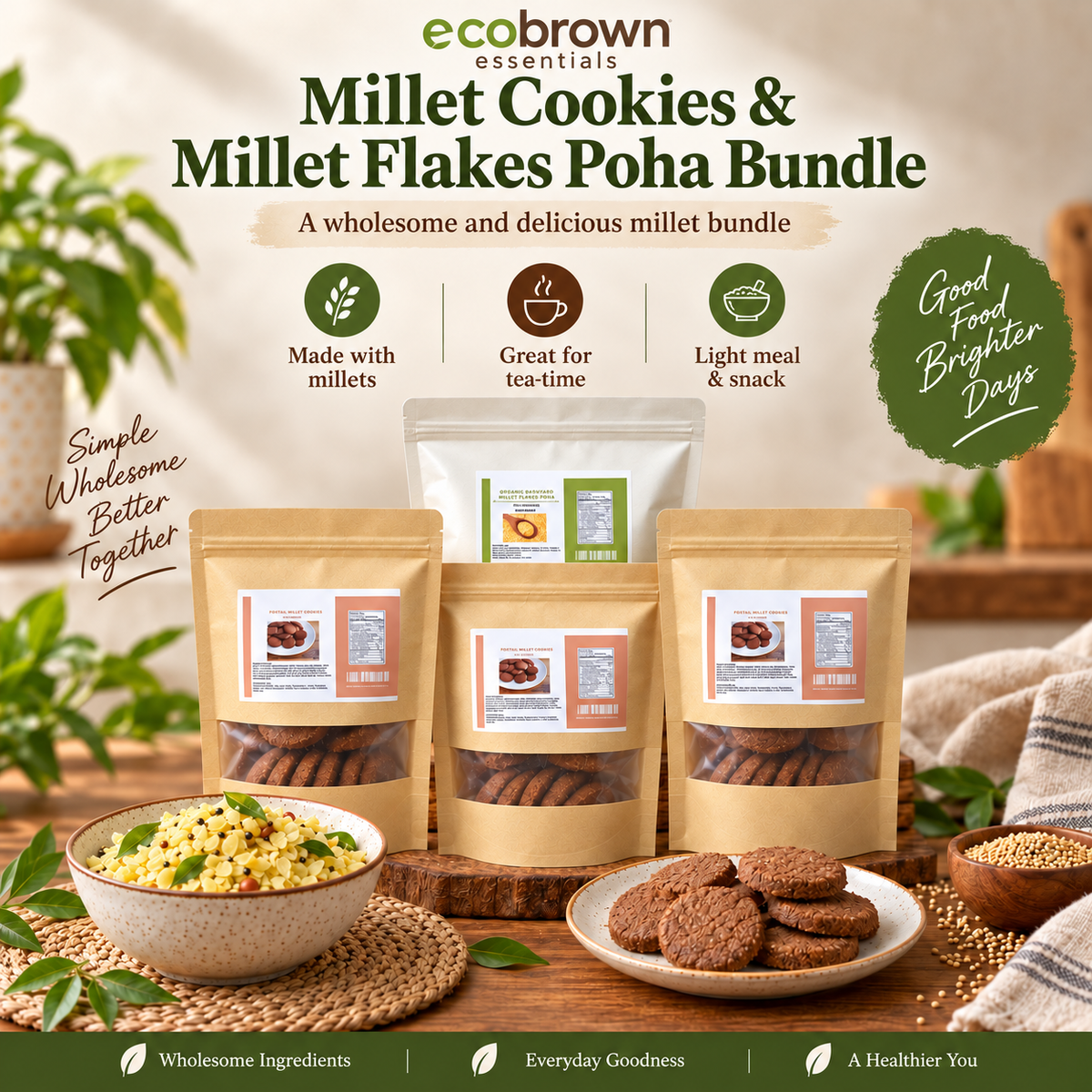 Healthy Millet Snacks Bundle | Healthy Millet Snacks  | High Fibre & Gluten Free Millet Meals