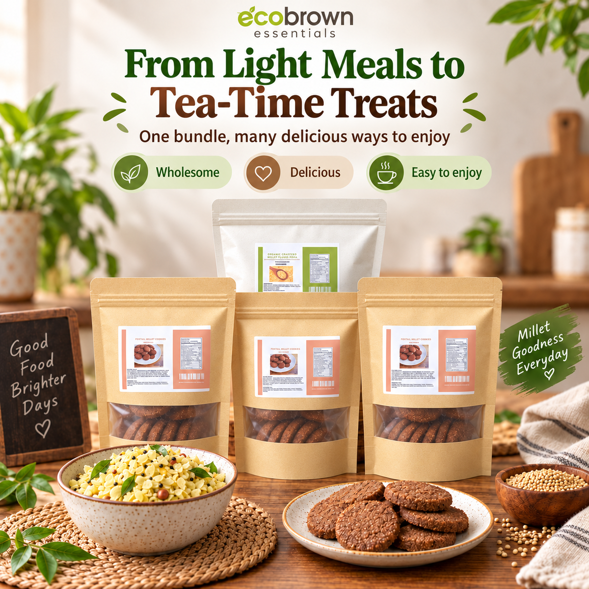 Healthy Millet Snacks Bundle | Healthy Millet Snacks  | High Fibre & Gluten Free Millet Meals