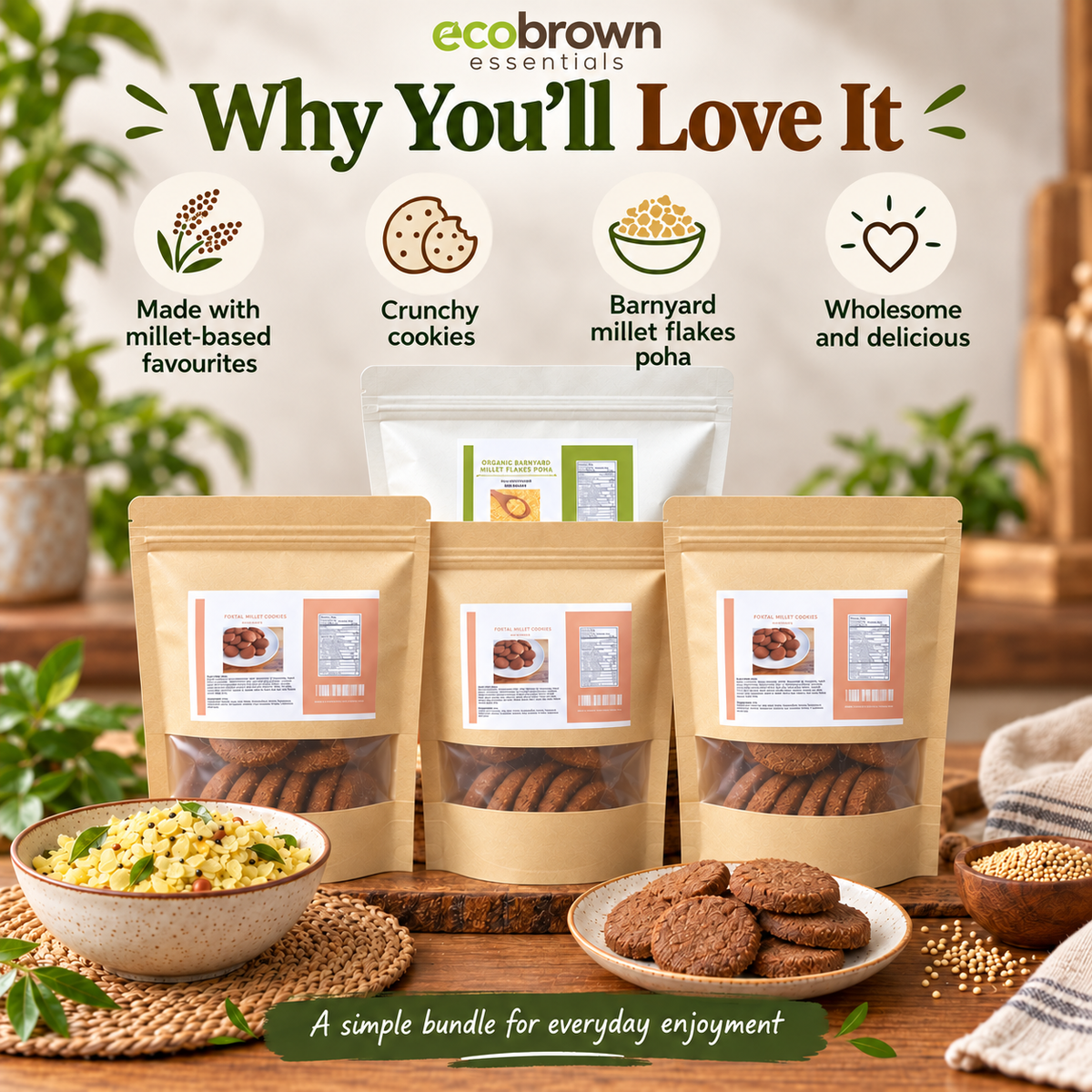 Healthy Millet Snacks Bundle | Healthy Millet Snacks  | High Fibre & Gluten Free Millet Meals