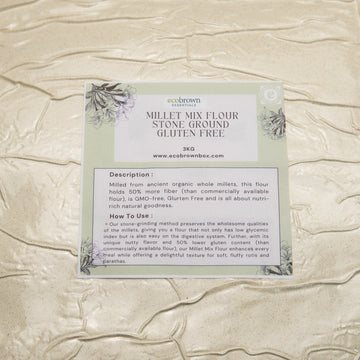Millet Mix Flour | Blend of Ancient Millets | Gluten-Free, High Fiber & Iron-Rich | Organic Millets