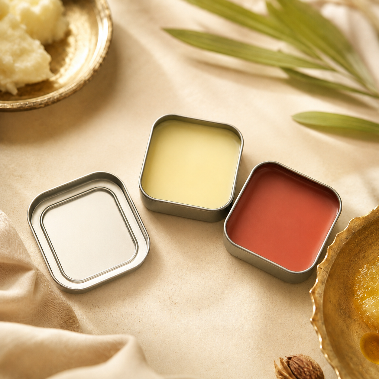 Mango Butter & Ghee Lip Balm |Beetroot & Ghee Lip Balm for Healing | Tinted Lip Balm with Rose Oil
