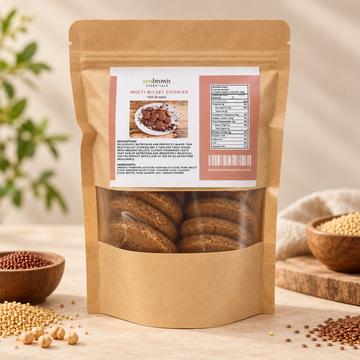 Multi Millet Cookies | Healthy Snacks | High Fiber Millet Cookies | Whole Grain Cookies | Made in Canada