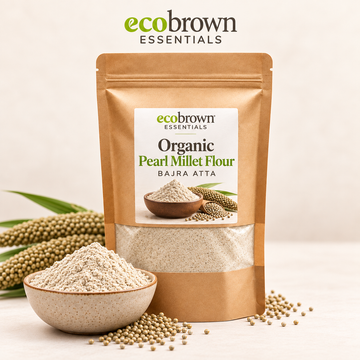 Organic Pearl Millet Flour | Pearl Millet Flour | Low GI Flour | Organic Bajra Flour | Gluten-free Bajra flour | High-fiber millet flour