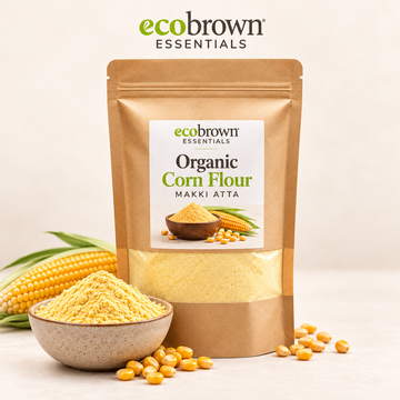 Organic Corn Flour (Maize Flour) | Makki Atta |Makai Ka Atta | Rich in Fiber & Energy | Naturally Stone-Ground | Perfect for Makki Roti