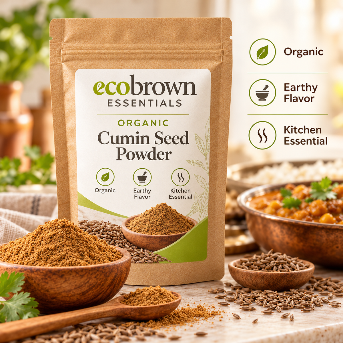 Organic Cumin Seeds (Jeera) Powder | Organic, Warming & Digestive Cumin Seed Powder