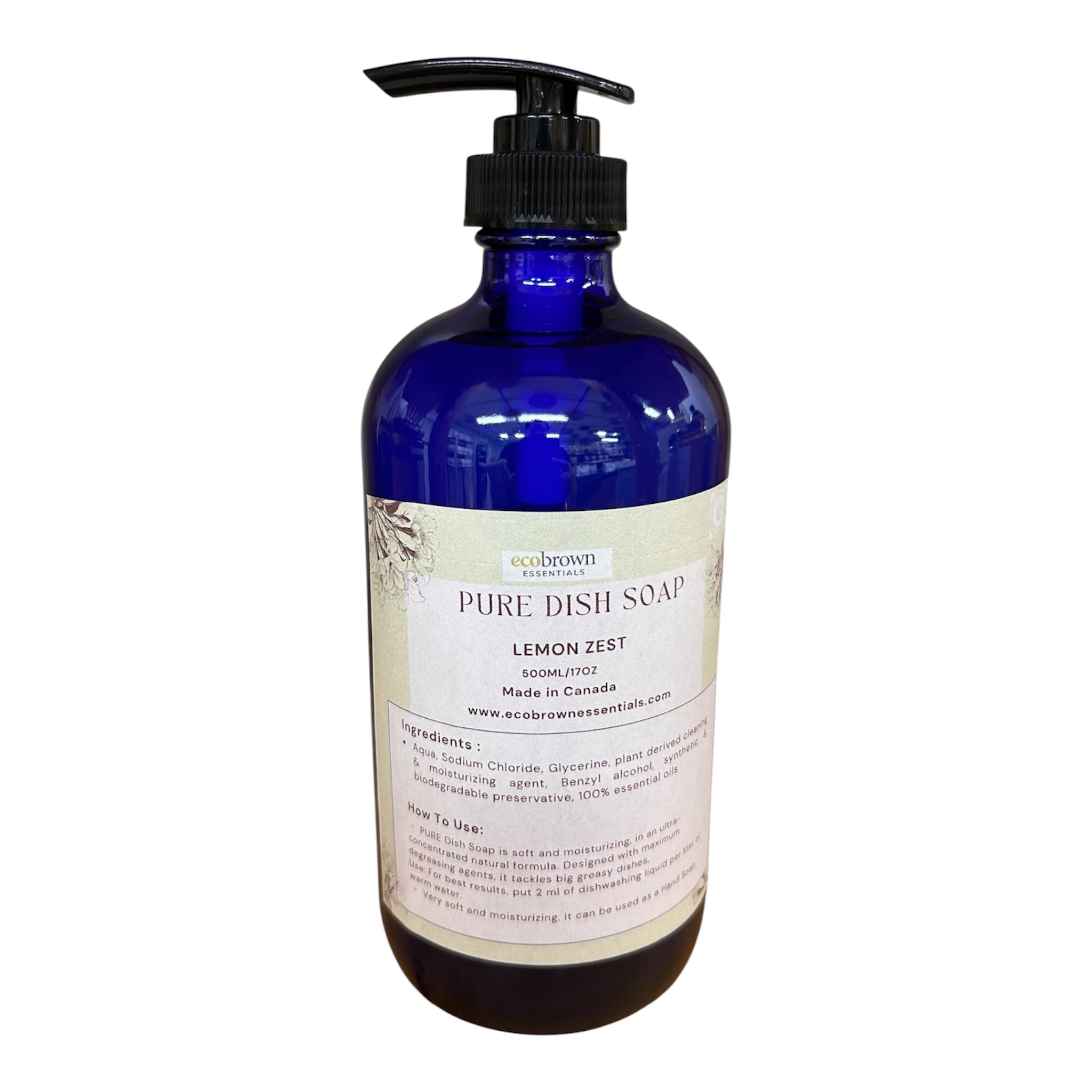 Pure Dish Wash Liquid | Natural Dishwashing Liquid | Eco Friendly Dish Soap | Non Toxic Dish Wash | Kitchen Cleaning Liquid | Plant Based Dish Wash | Chemical Free Dish Soap