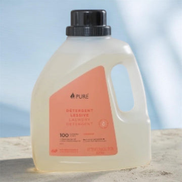 PURE Laundry Detergent | Natural Laundry Detergent | Cruelty Free, Vegan | Liquid Laundry Soap | Clothes Washing Liquid | Non Toxic Laundry Detergent