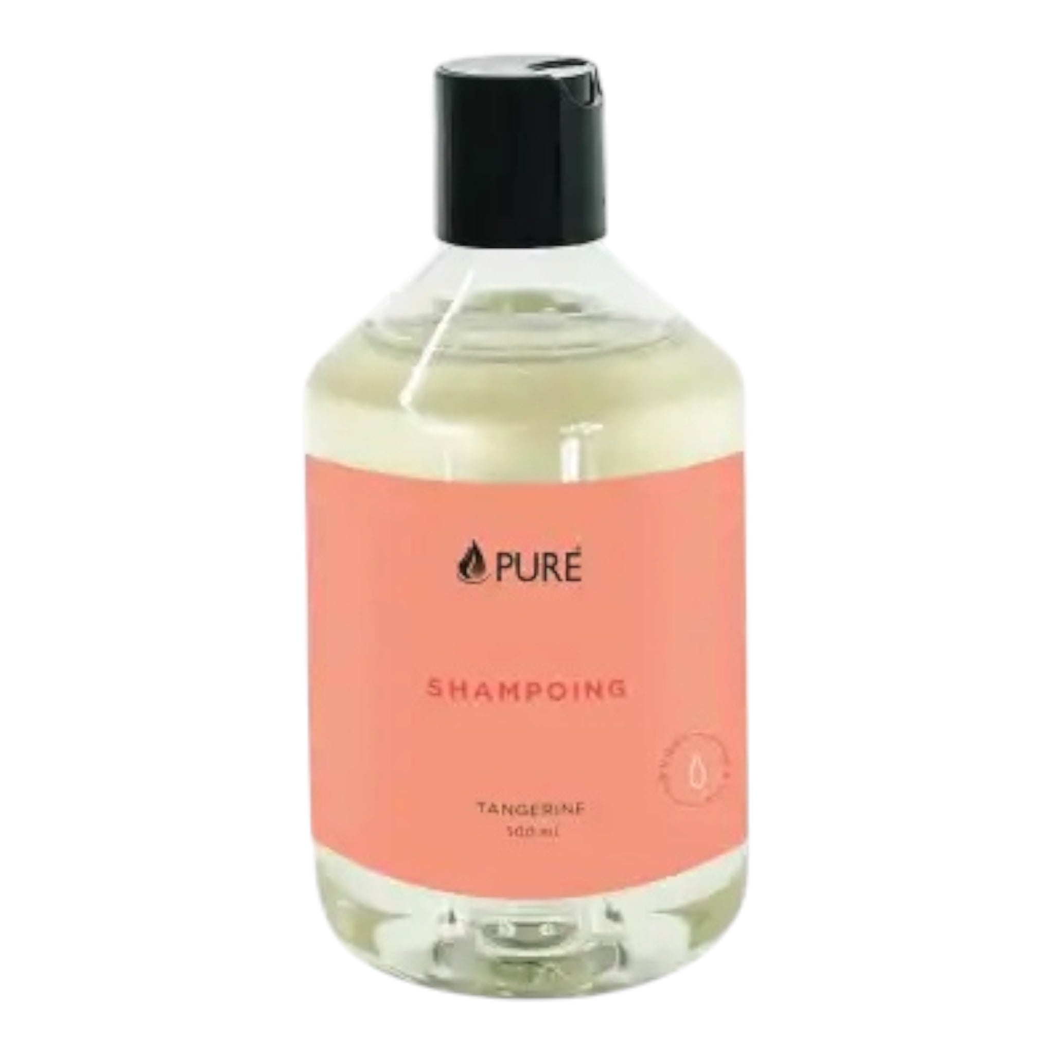Pure Shampoo Tangerine | All Hair Types | Rich & Hydrating Shampoo | Natural Shampoo for Danruff| Sulfate Free Shampoo |Cruelty Free , Vegan Helps with Sensitive Skin