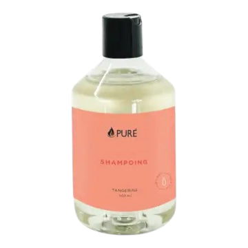 Pure Shampoo Tangerine | All Hair Types | Rich & Hydrating Shampoo | Natural Shampoo for Danruff| Sulfate Free Shampoo |Cruelty Free , Vegan Helps with Sensitive Skin