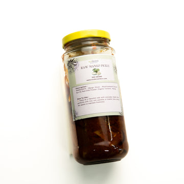 Traditional Raw Mango Pickle | Sun-Cured Organic Aam Achar