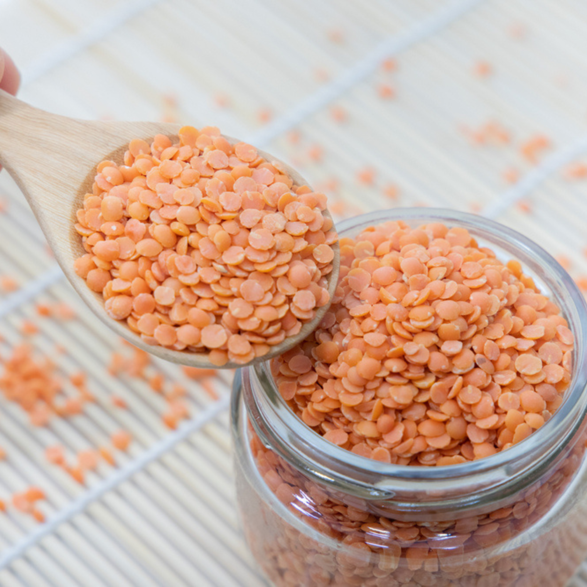 Red split lentils | Unpolished Masoor Dal | Organic Red Lentil | Unpolished Red Lentil | High Protein Lentil | Iron Rich Lentil