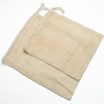 Organic Cotton Mesh Bags | Organic Cotton Produce Bags | Reusable Grocery Bags | Cotton Shopping Bag |