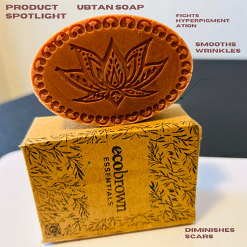 Turmeric & Sandalwood Handmade Soap Bar | Ayurvedic Ubtan Soap | Handmade Soap | Made in Ontario