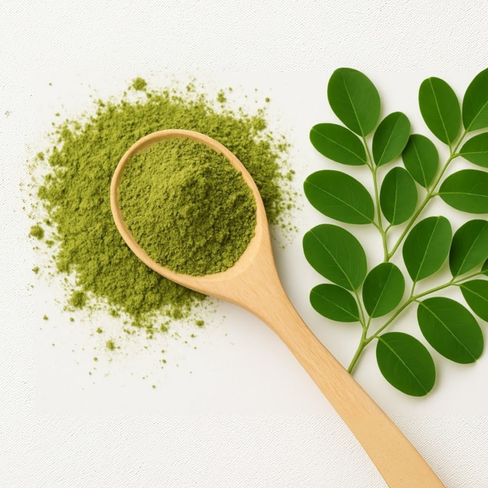 Organic Moringa Leaf Powder | Raw Green Superfood from the Miracle Tree