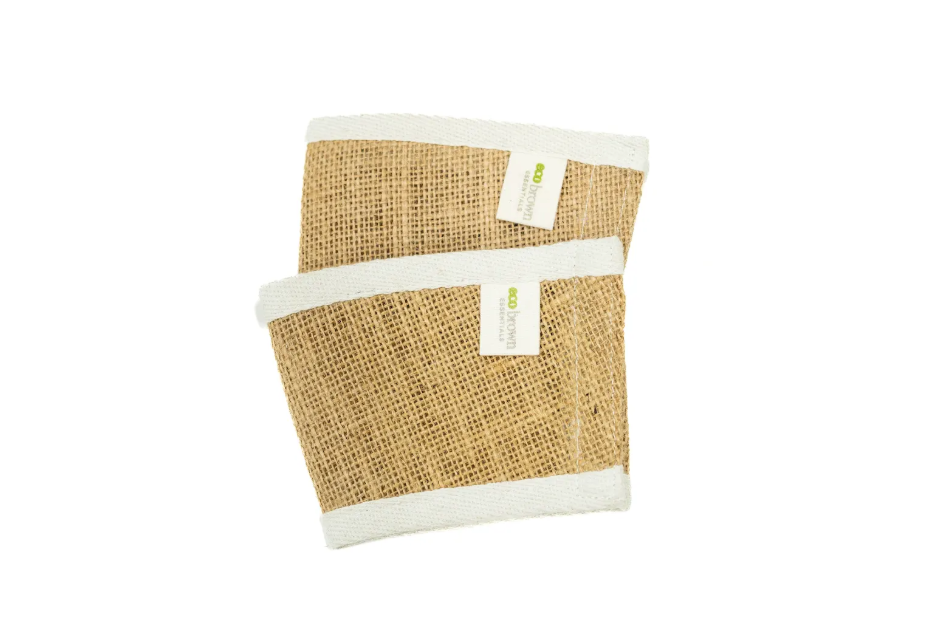Burlap Coffee Mug Sleeve | Handmade Natural Jute Cup Holder
